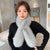 Women's Sweet Solid Color Imitation Fur Scarf