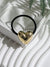 Women's Sweet Solid Color Metal Hair Tie