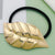 Women's Sweet Solid Color Metal Hair Tie