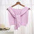 Women's Sweet Solid Color Polyester Shawl