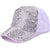 Women's Sweet Solid Color Rhinestone Curved Eaves Baseball Cap