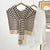 Women's Sweet Stripe Knit Crochet Lace Shawl