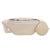 Women's Synthetic Leather Solid Color Basic Classic Style Dumpling Shape Zipper Bag Sets Fanny Pack