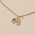 Women's Titanium Steel Rainbow Pendent Necklace