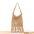 Women's Vacation Beach Solid Color Cotton Shopping Bags