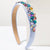 Women's Vacation Classic Style Geometric Alloy Glass Hair Band