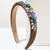 Women's Vacation Classic Style Geometric Alloy Glass Hair Band