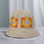 Women's Vacation Flower Curved Eaves Sun Hat