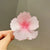 Women's Vacation Flower Plastic Resin Stoving Varnish Hair Claws