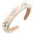 Women's Vacation Modern Style Classic Style Round Water Droplets Alloy Cloth Beaded Inlay Glass Drill Pearl Hair Band