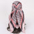 Women's Vacation Plaid Satin Printing Silk Scarf