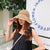 Women's Vacation Simple Style Bow Knot Big Eaves Sun Hat