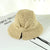 Women's Vacation Simple Style Bow Knot Big Eaves Sun Hat