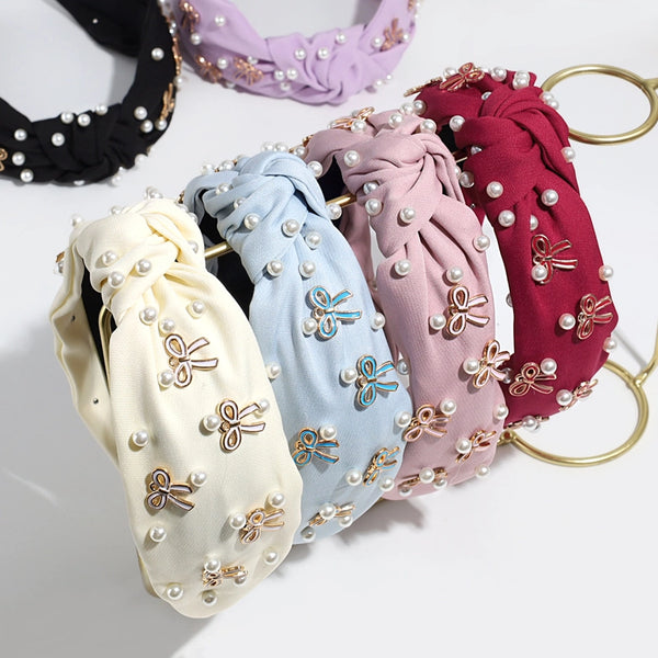 Women's Vacation Simple Style Bow Knot Cloth Bowknot Hair Band