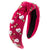 Women's Vacation Simple Style Classic Style Heart Shape Knot Cloth Inlay Rhinestones Pearl Hair Band