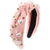 Women's Vacation Simple Style Classic Style Heart Shape Knot Cloth Inlay Rhinestones Pearl Hair Band