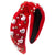 Women's Vacation Simple Style Classic Style Heart Shape Knot Cloth Inlay Rhinestones Pearl Hair Band