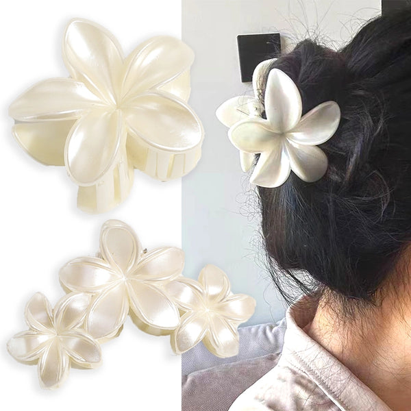 Women's Vacation Simple Style Flower Plastic Hair Claws