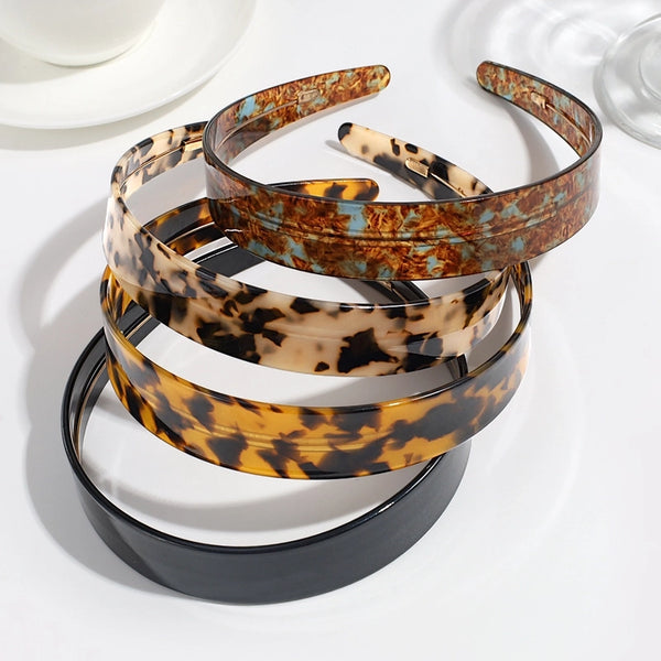 Women's Vacation Simple Style Leopard Acetic Acid Sheets Hair Band