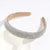 Women's Vacation Simple Style Solid Color Rhinestone Hair Band