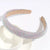 Women's Vacation Simple Style Solid Color Rhinestone Hair Band