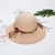 Women's Vacation Solid Color Big Eaves Straw Hat