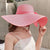 Women's Vacation Solid Color Bowknot Big Eaves Straw Hat