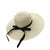 Women's Vacation Solid Color Bowknot Big Eaves Straw Hat