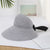 Women's Vacation Solid Color Bowknot Big Eaves Sun Hat