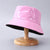 Women's Vacation Sweet Solid Color Big Eaves Bucket Hat