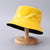 Women's Vacation Sweet Solid Color Big Eaves Bucket Hat