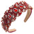 Women's Vintage Style Flower Alloy Cloth Plating Inlay Rhinestones Glass Drill Hair Band