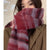 Women's Vintage Style Stripe Acrylic Scarf