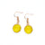 Womens Round Plastic  Resin Imitation Natural Stone Round  Earrings Go190430120011