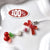 Woo Woo Original Red Cherry Strawberry Gu Ben Chain Gu Ben Pendant Card Book Bag Hanging Chain Mobile Phone Chain Keychain