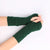 Wool Gloves Winter Cold-proof Knitted Warm Half-finger Computer Gloves Autumn And Winter  Women's Thickened Winter Sleeves