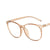 Xiaohongshu Anti-blue Light Large Frame Round Glasses Frame Plain  New Glasses Frame Ultra Light Artistic Plain Glasses Fashion