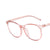 Xiaohongshu Anti-blue Light Large Frame Round Glasses Frame Plain  New Glasses Frame Ultra Light Artistic Plain Glasses Fashion