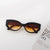 Y2K Solid Color Pc Resin Oval Frame Full Frame Women's Sunglasses