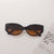 Y2K Solid Color Pc Resin Oval Frame Full Frame Women's Sunglasses