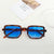 Y2K Vacation Solid Color Pc Resin Square Full Frame Women's Sunglasses