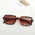 Y2K Vacation Solid Color Pc Resin Square Full Frame Women's Sunglasses