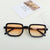 Y2K Vacation Solid Color Pc Resin Square Full Frame Women's Sunglasses