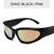 Y2k Cool Style Solid Color Ac Cat Eye Full Frame Women's Sunglasses