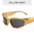 Y2k Cool Style Solid Color Ac Cat Eye Full Frame Women's Sunglasses