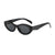 Y2k Modern Style Geometric Pc Oval Frame Full Frame Women's Sunglasses