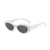 Y2k Modern Style Geometric Pc Oval Frame Full Frame Women's Sunglasses