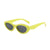 Y2k Modern Style Geometric Pc Oval Frame Full Frame Women's Sunglasses