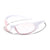 Y2k Punk Solid Color Pc Special-shaped Mirror Full Frame Women's Sunglasses