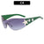 Y2k Streetwear Star Pc Special-shaped Mirror Frameless Glasses